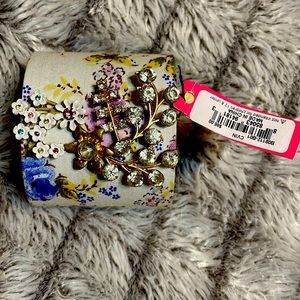 Betsy Johnson Cuff Bracelet NWT